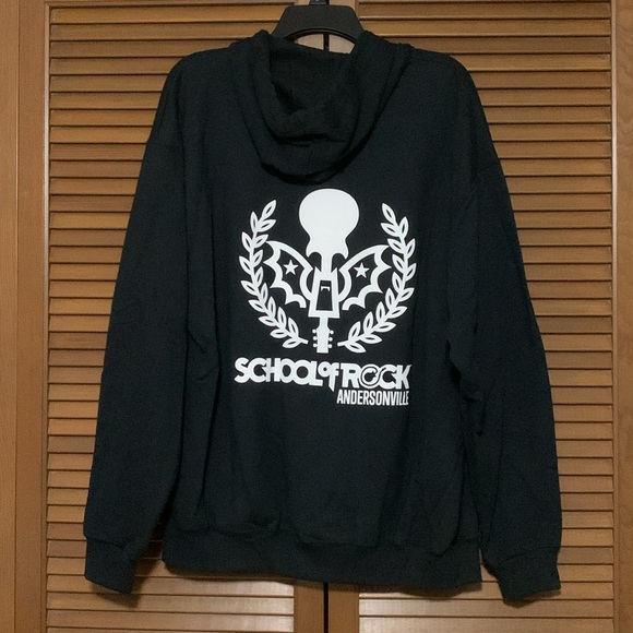 School of Rock Andersonville Black Guitar Hoodie XL